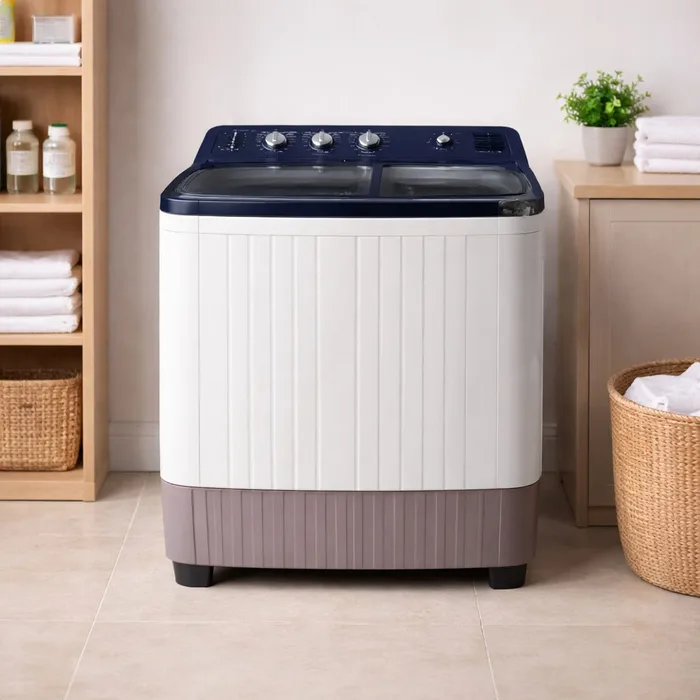 Semi-automatic twin-tub washing machine